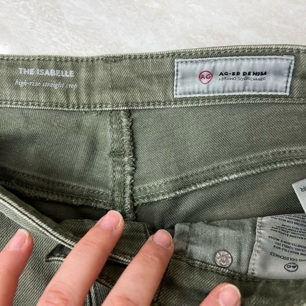 AG-ED The Isabelle High Rise Straight Crop Size 29 - Picture 4 of 9